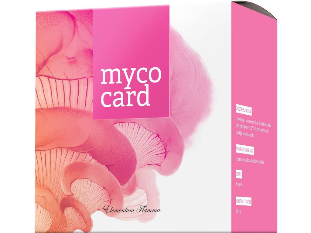 ENERGY Mycocard – doplněk stravy, 90 kapslí