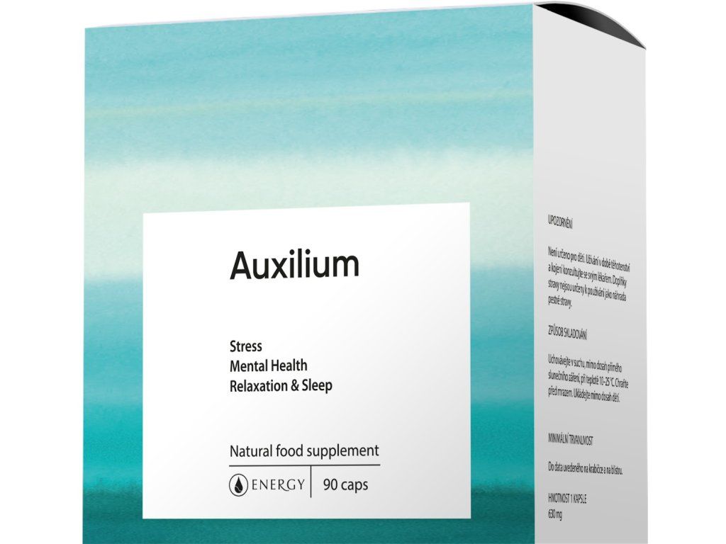 ENERGY Auxilium – doplněk stravy, balení 90 kapslí