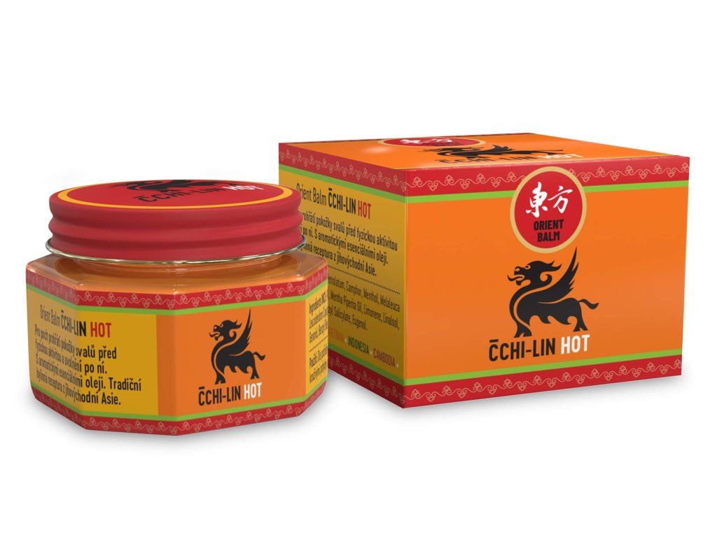 Orient Balm ČCHI-LIN HOT tygří mast 40 g ve skleněné dóze