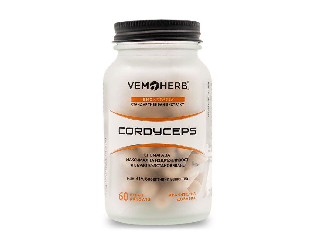 VemoHerb Cordyceps CS-4 – extrakt z mycelia, 60 kapslí