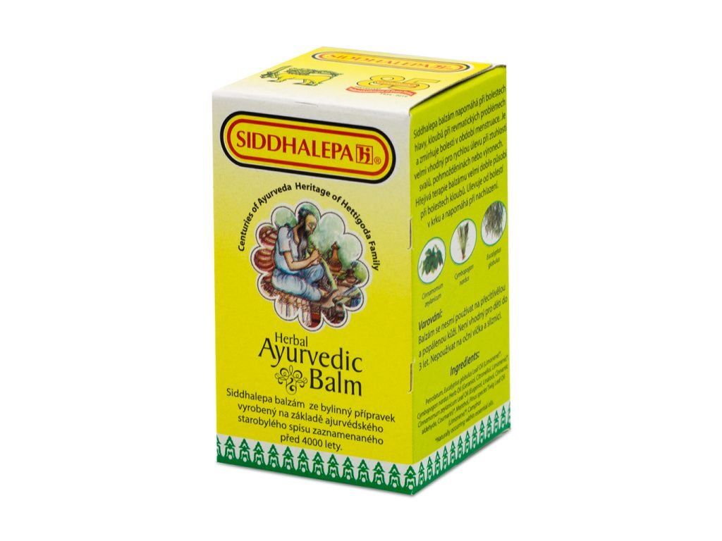 Siddhalepa balzám — ájurvédský bylinný balzám 25 g