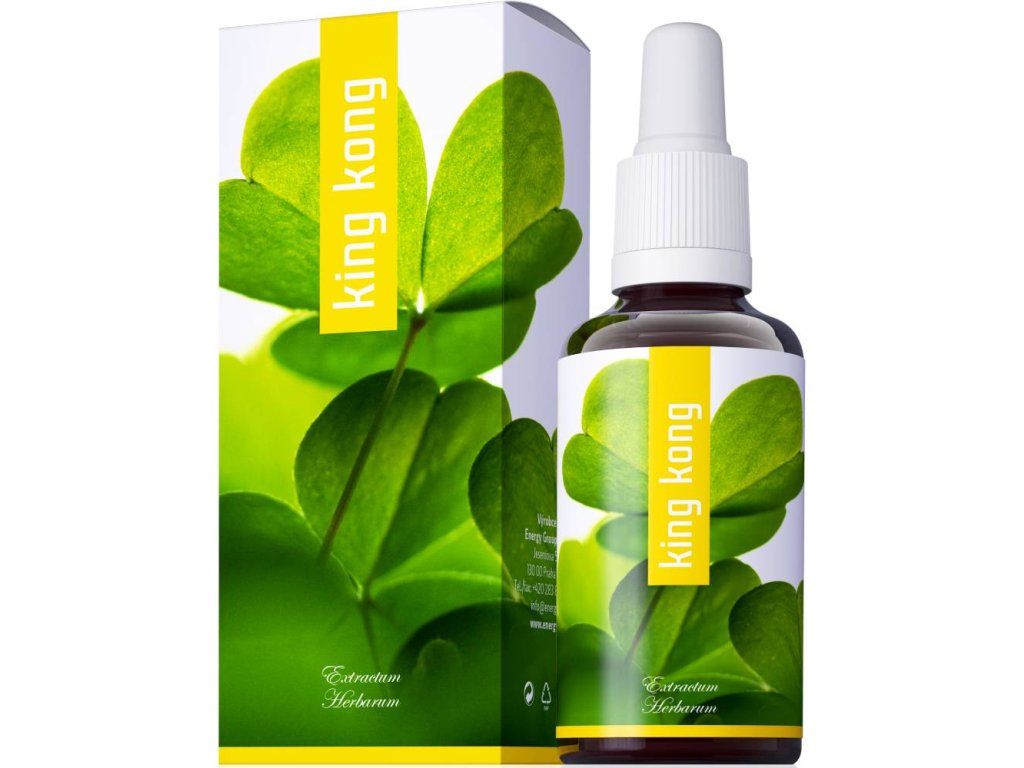 ENERGY King Kong – bylinné kapky z patnácti bylin, 30 ml