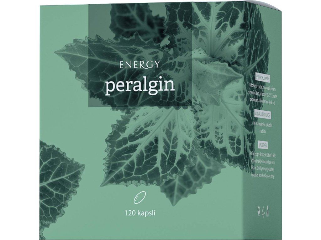ENERGY Peralgin – 120 kapslí s perilou křovitou, hořčíkem a kozlíkem lékařským