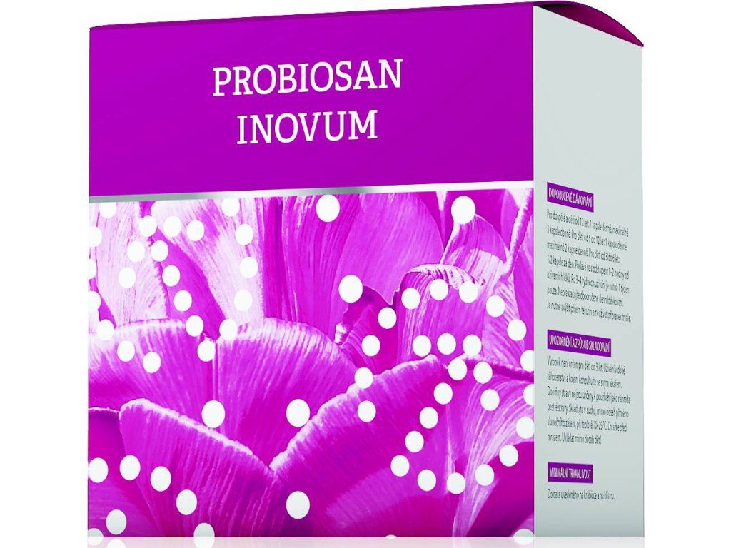 ENERGY Probiosan Inovum – kapsle s kolostrem a hlívou, 60 kapslí