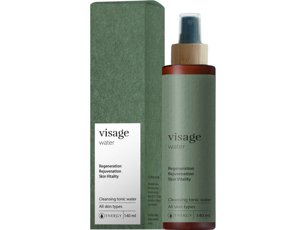 ENERGY Visage water – tonikum s hydrolátem růže damašské, 140 ml