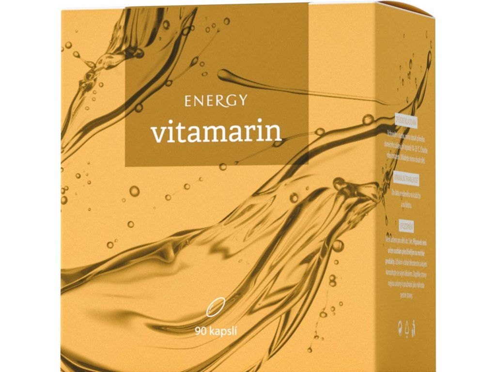 ENERGY Vitamarin – 90 kapslí s rybím olejem, omega-3 EPA a DHA