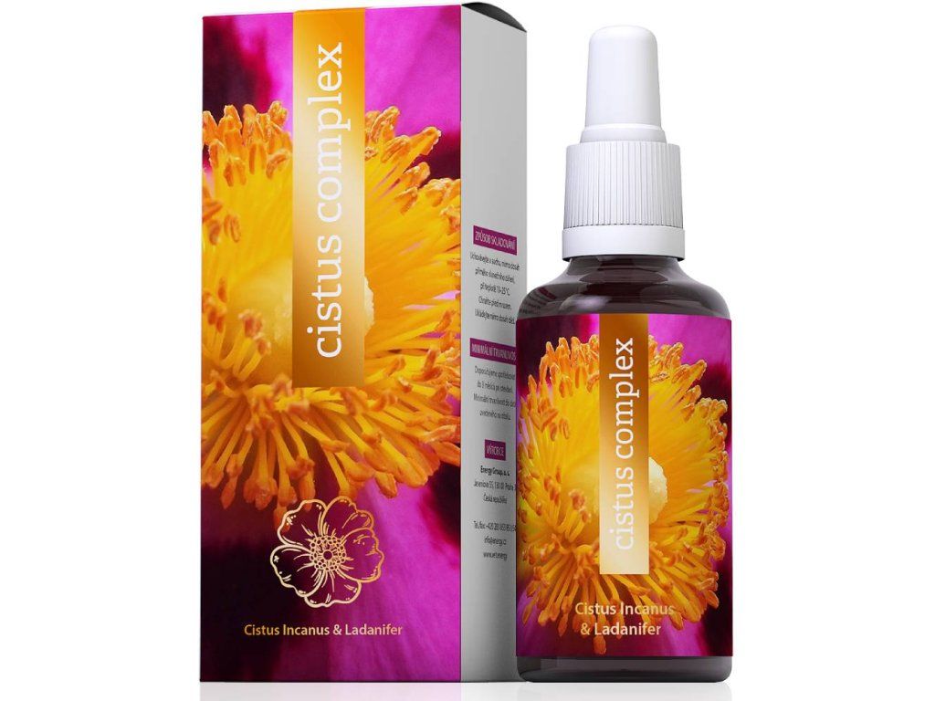 ENERGY Cistus complex – bylinné kapky 30 ml s extrakty ze dvou druhů cistu