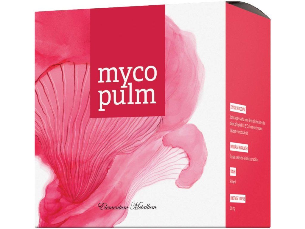 ENERGY Mycopulm – 90 kapslí s extrakty tří hub a dvou rostlin