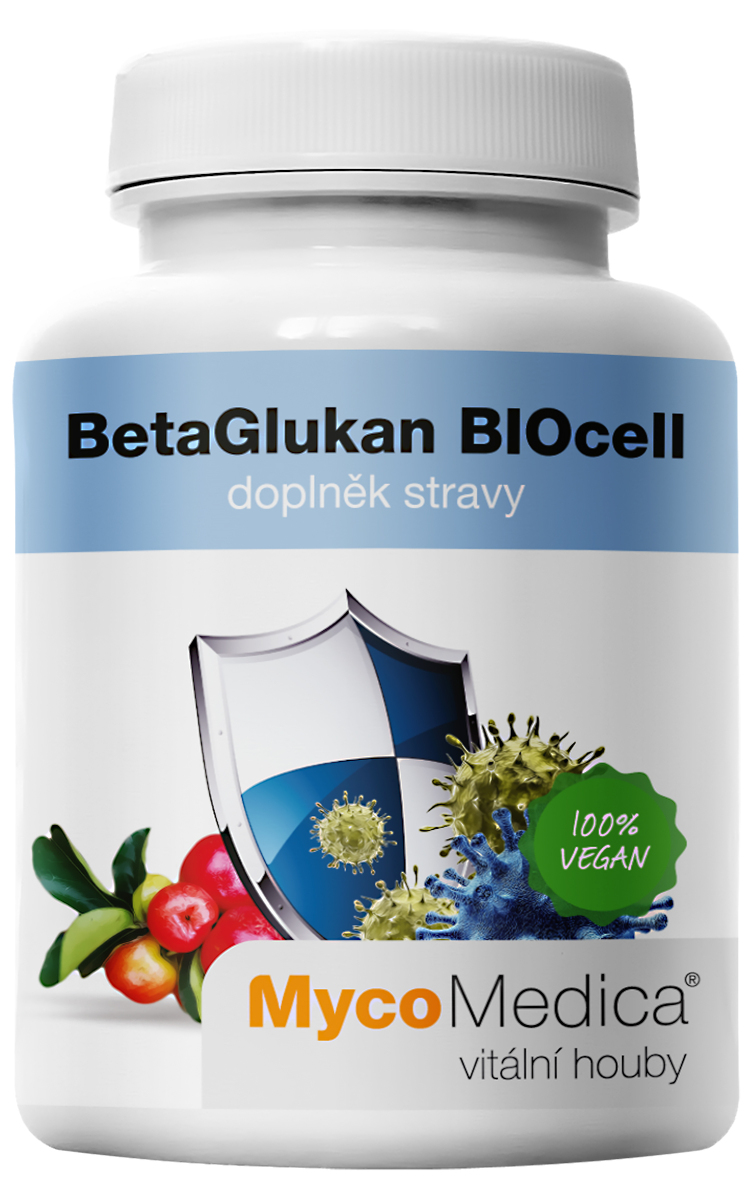 MycoMedica BetaGlukan BIOcell β-1,3/1,6 D-glukan 90 kapslí