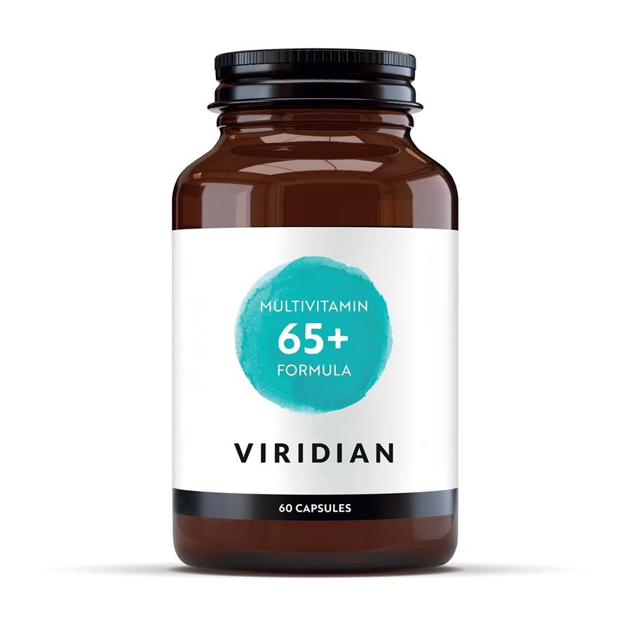 Viridian 65+ Multi 60 kapslí – doplněk stravy pro osoby nad 65 let