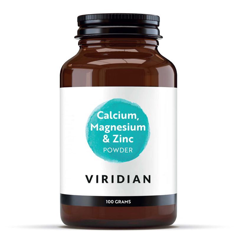 Viridian Calcium Magnesium with Zinc 100 g – prášek s vápníkem, hořčíkem a zinkem