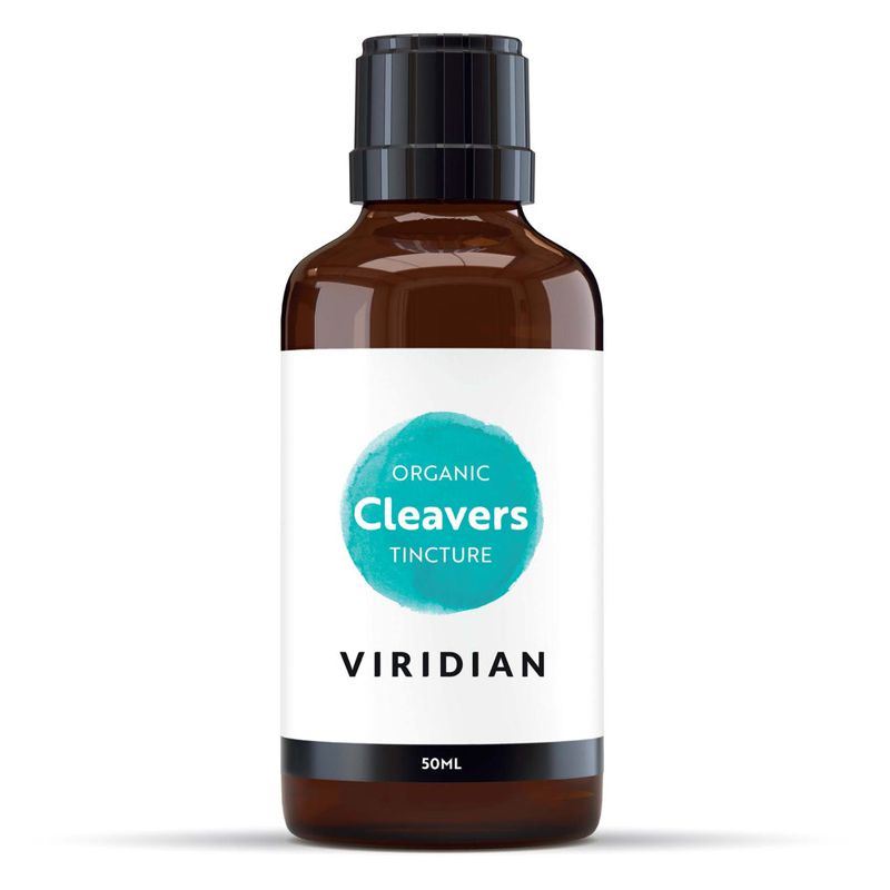 Viridian Cleavers Tincture Organic 50 ml – BIO tinktura ze svízele přítuly