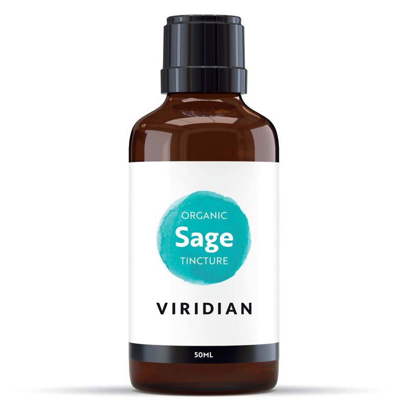 Viridian Sage Tincture Organic 50 ml – bio tinktura ze šalvěje lékařské