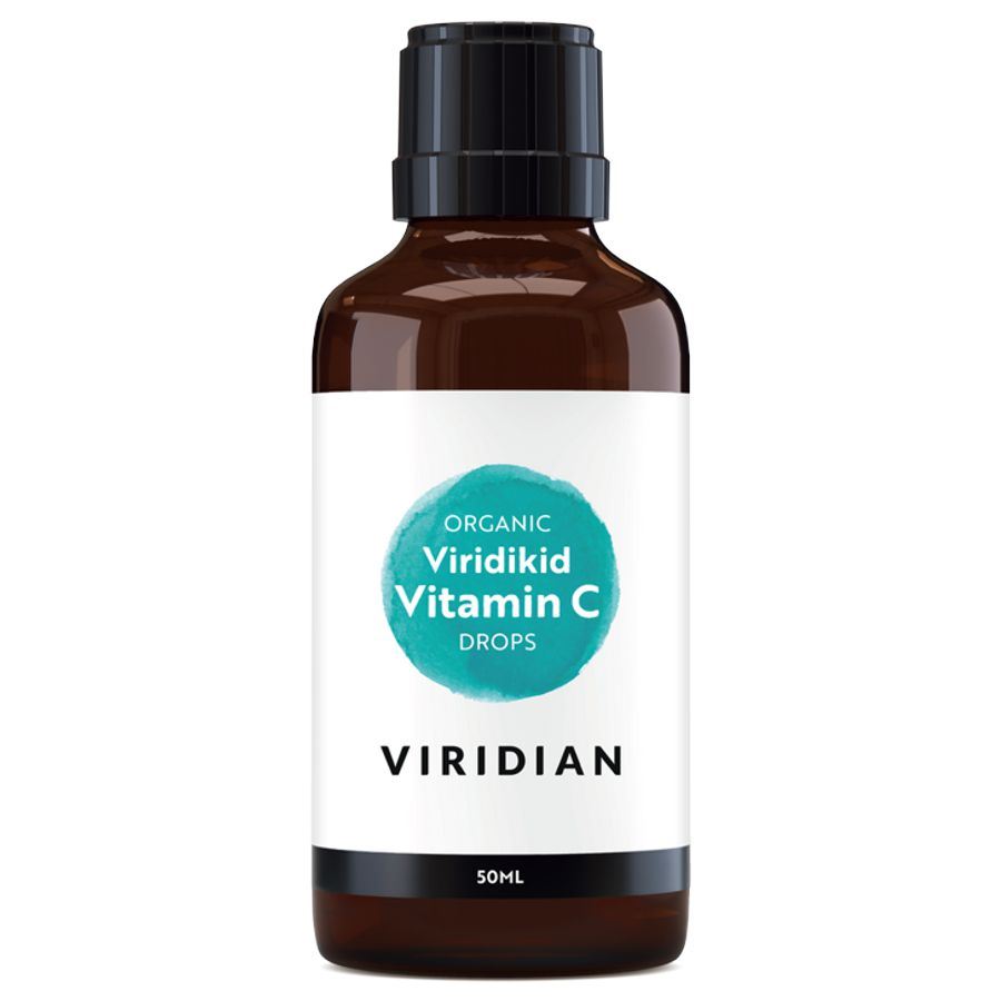 Viridian Viridikid Vitamin C Drops 50 ml – bio kapky s vitaminem C z aceroly pro děti