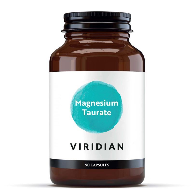 Viridian Magnesium Taurate 90 kapslí – taurát hořečnatý jako doplněk stravy