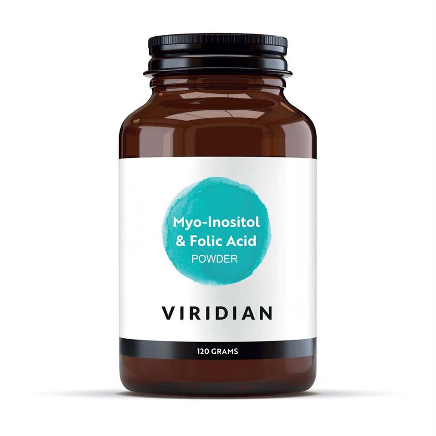 Viridian Myo-Inositol & Folic Acid 120 g – rozpustný prášek s kyselinou listovou