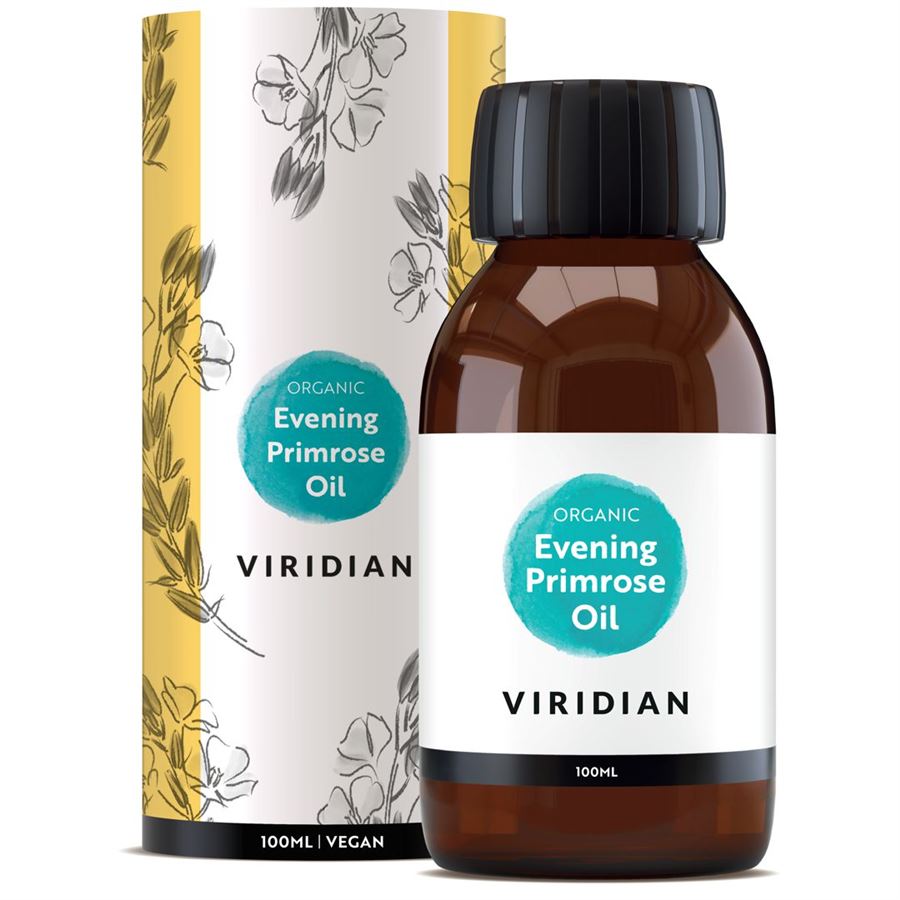 Viridian Evening Primrose Oil Organic 100 ml – BIO pupalkový olej lisovaný za studena