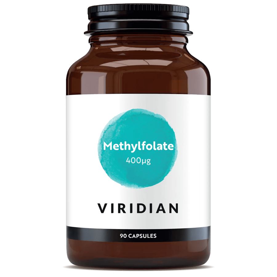 Viridian Nutrition Methylfolate 90 kapslí – folát ve formě 5-methyltetrahydrofolátu vápenatého