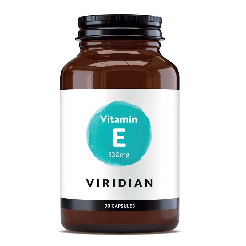 Viridian Nutrition Vitamin E 330 mg 400 IU, 90 kapslí – doplněk stravy s vitaminem E