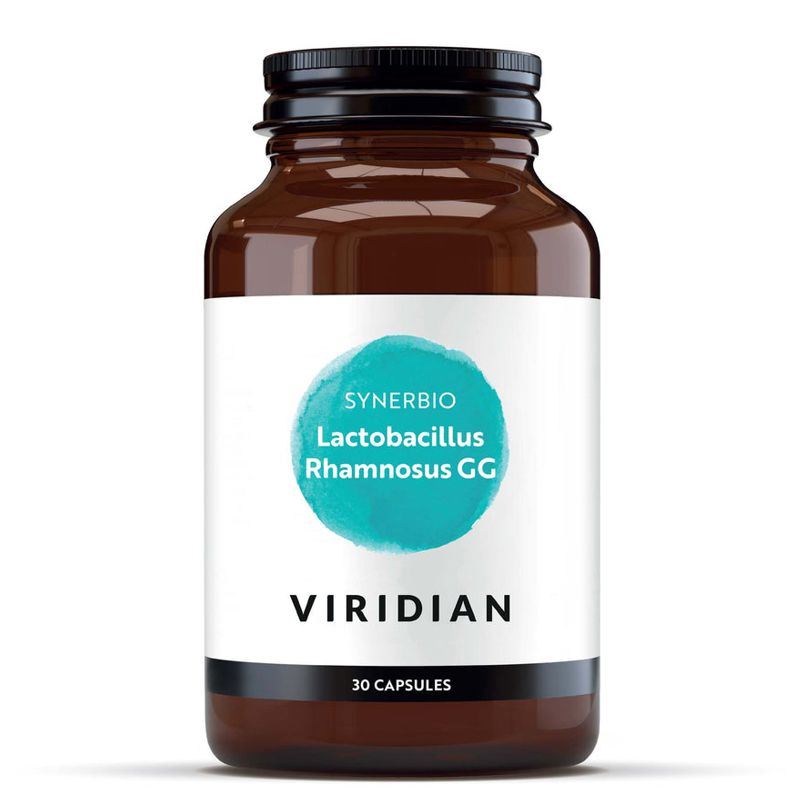 Viridian Nutrition Synerbio Lactobacillus Rhamnosus GG 30 kapslí – bakteriální kultura a prebiotikum FS2-60