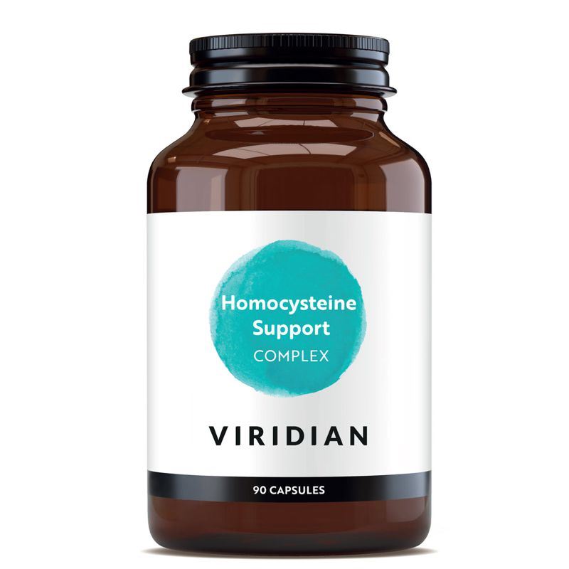 Viridian Homocysteine Support Complex 90 kapslí – doplněk stravy s TMG, folátem a vitamíny skupiny B
