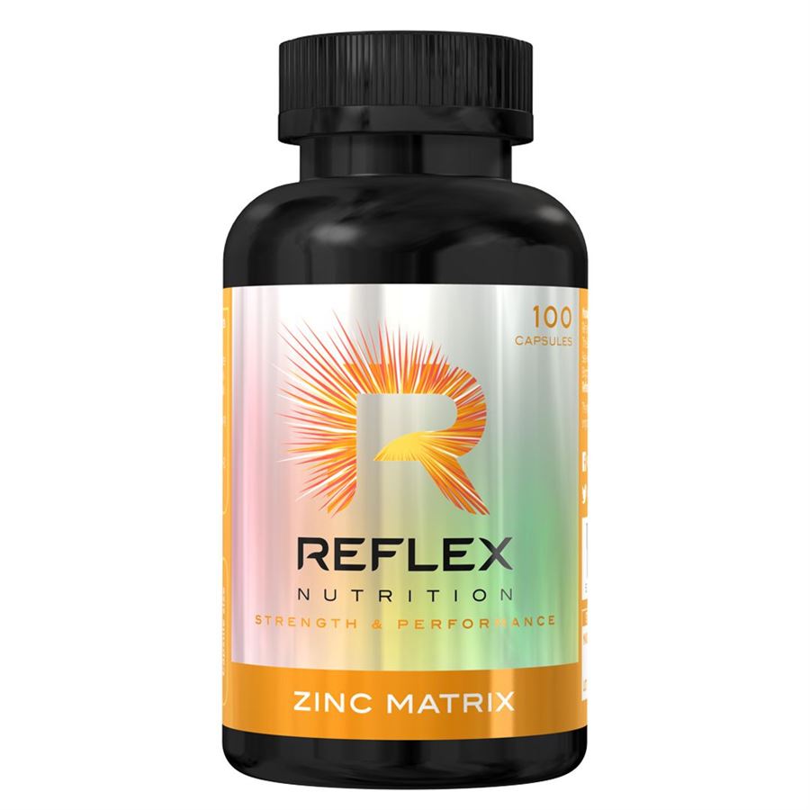 Reflex Nutrition Zinc Matrix 100 kapslí – doplněk stravy se zinkem, hořčíkem, vitaminem B6 a mědí