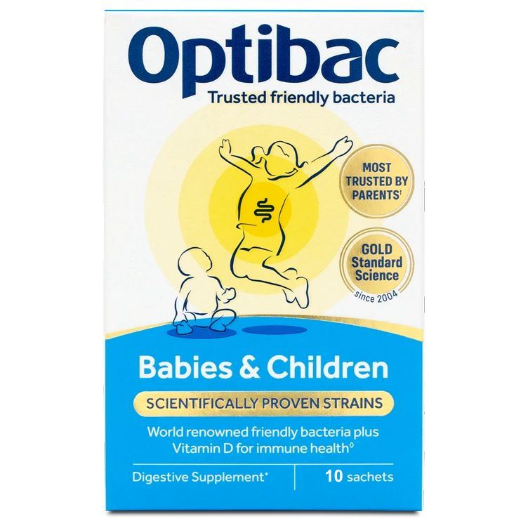 Optibac Babies and Children – doplněk stravy pro děti, živé kultury v sáčcích