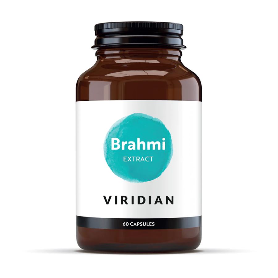 Viridian Nutrition Brahmi Extract 60 kapslí – standardizovaný extrakt z listů bakopy drobnolisté