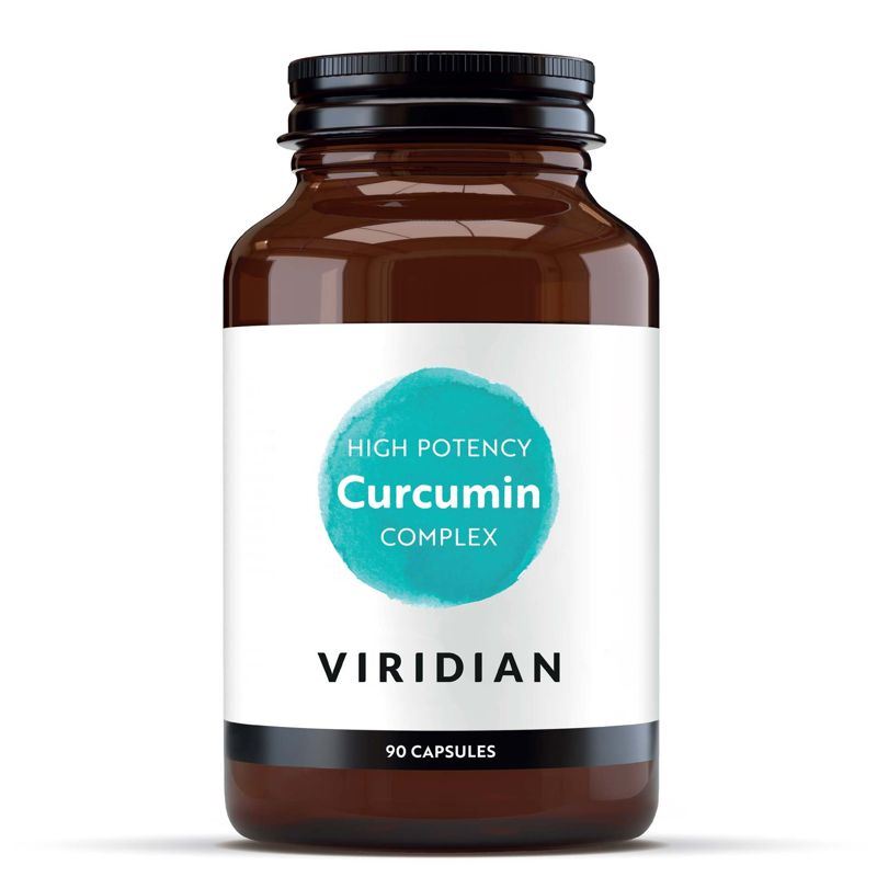 Viridian Nutrition Curcumin Complex 90 kapslí – kurkuma, kadidlovník a zázvor