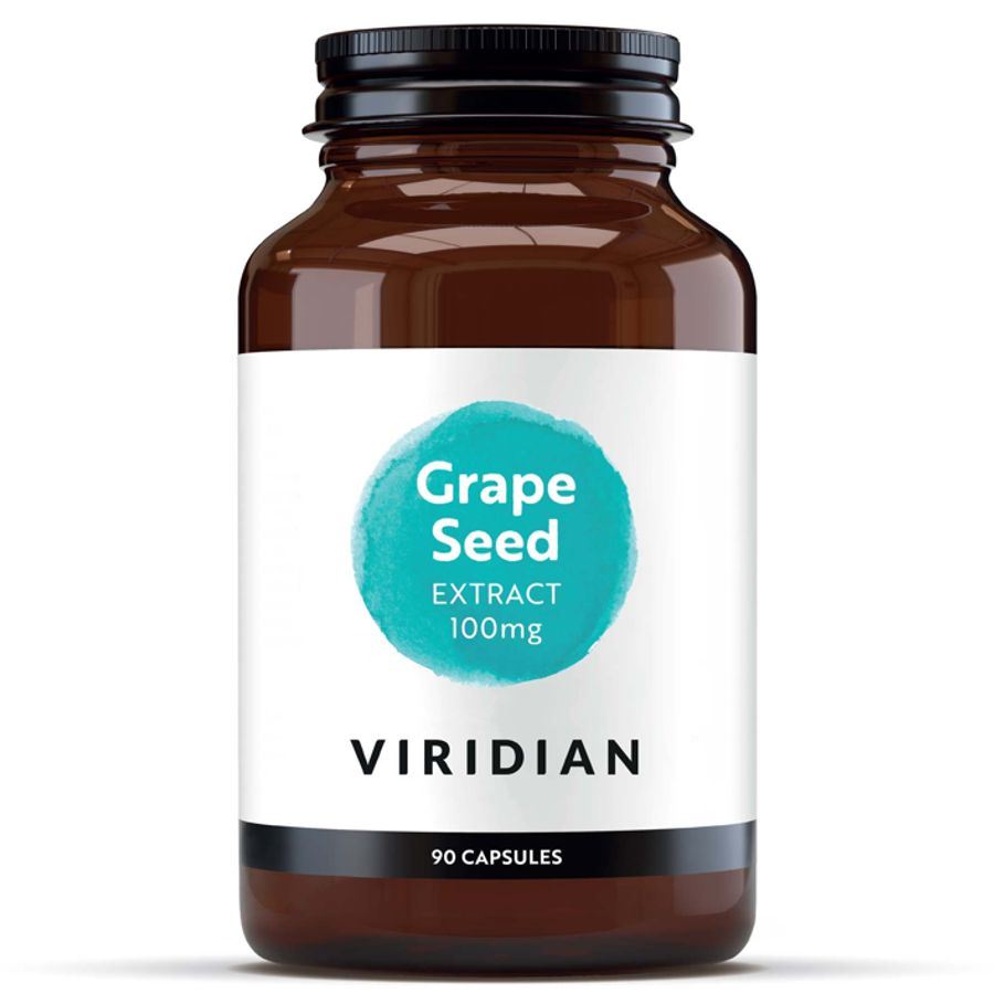Viridian Nutrition Grape Seed 90 kapslí – extrakt ze semen révy vinné 100 mg