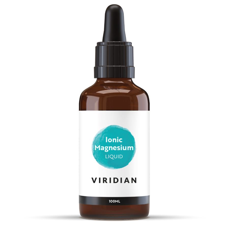 Viridian Nutrition Ionic Magnesium Liquid 100 ml – tekutý ionizovaný hořčík s kapátkem
