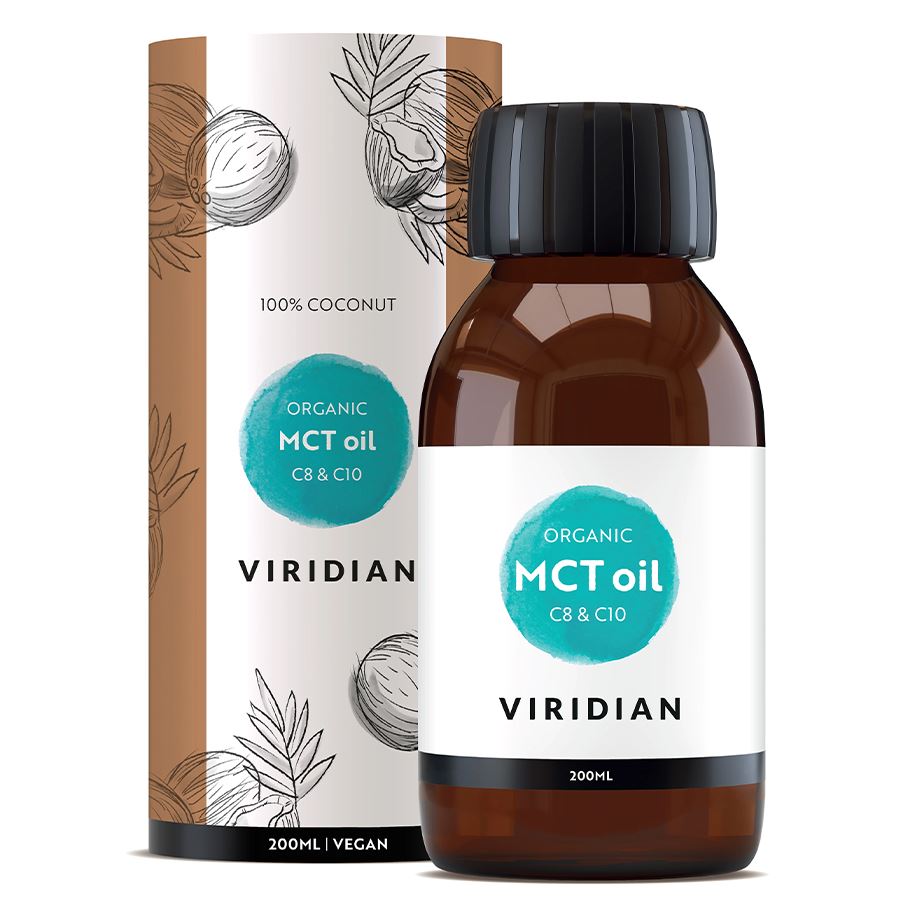 Viridian MCT Oil Organic 200 ml – BIO MCT olej z kokosu s C8 a C10