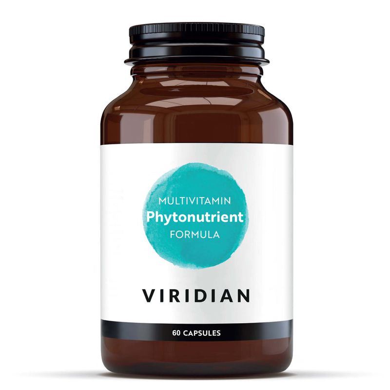 Viridian Multivitamin Phytonutrient Formula 60 kapslí – multivitamin s rostlinnými extrakty