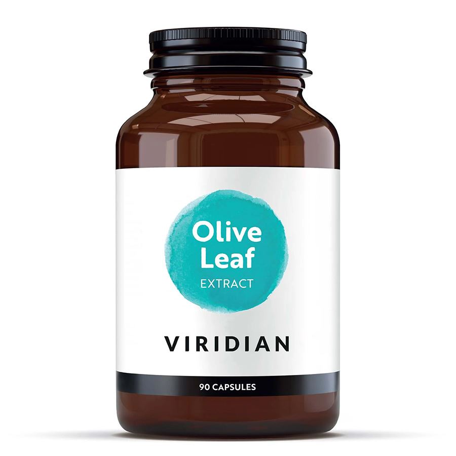Viridian Nutrition Olive Leaf 90 kapslí – extrakt z listů olivovníku se 18 % oleuropeinu