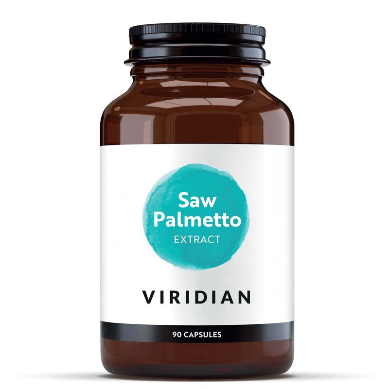 Viridian Nutrition Saw Palmetto Berry 90 kapslí – serenoa plazivá, extrakt a raw prášek z bobulí