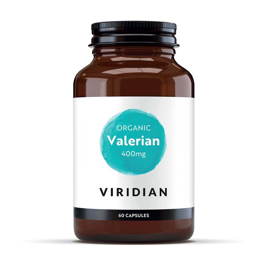 Viridian Nutrition Valerian Root Organic 60 kapslí – BIO kořen kozlíku lékařského 400 mg