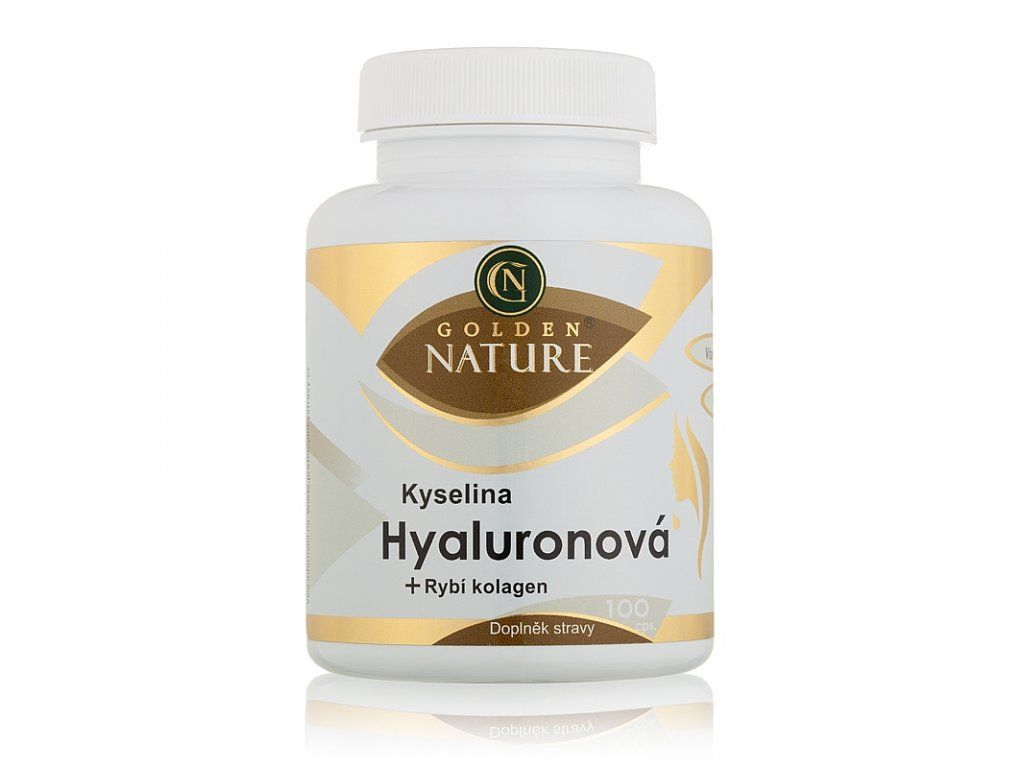 Golden Nature kyselina hyaluronová s rybím kolagenem