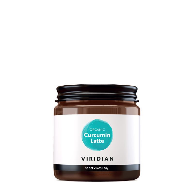 Viridian Curcumin Latte Organic 30 g – bio směs kurkumy a koření do teplého mléka