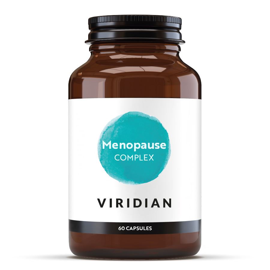 Viridian Menopause Complex 60 kapslí – doplněk stravy se šalvějí, meduňkou, chmelem a šafránem