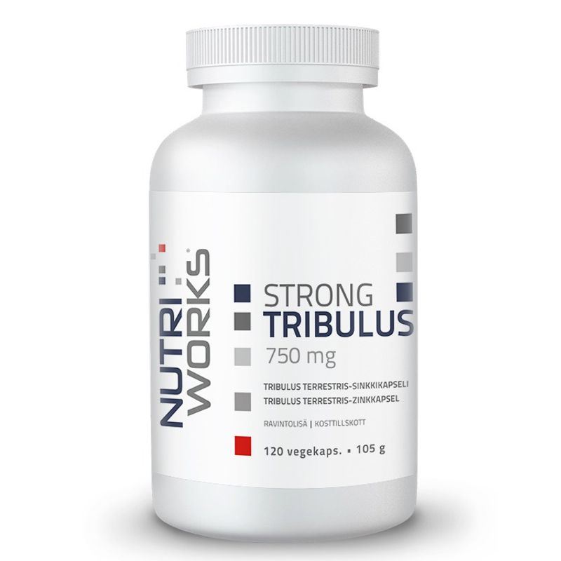 NutriWorks Tribulus Terrestris 120 kapslí – extrakt z kotvičníku zemního 750 mg