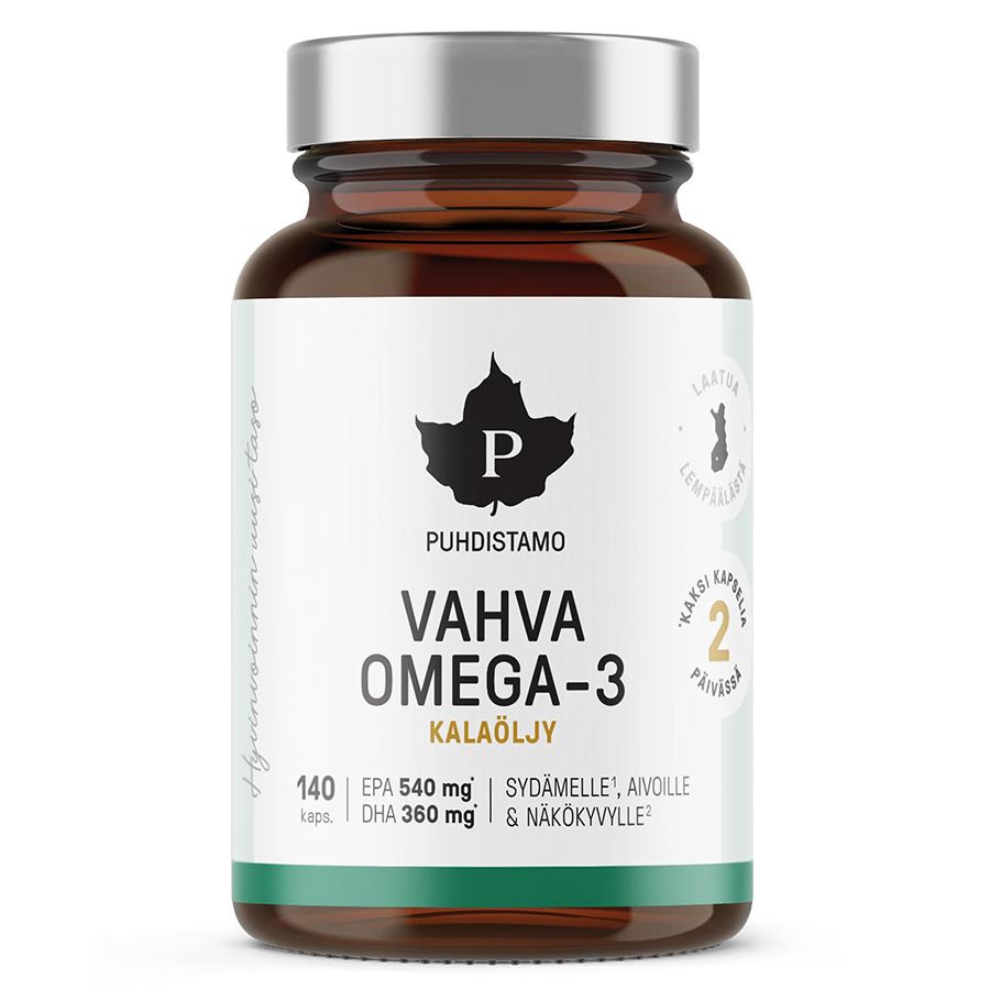 Puhdistamo Strong Omega 3 140 kapslí – rybí olej Golden Omega s 540 mg EPA a 360 mg DHA