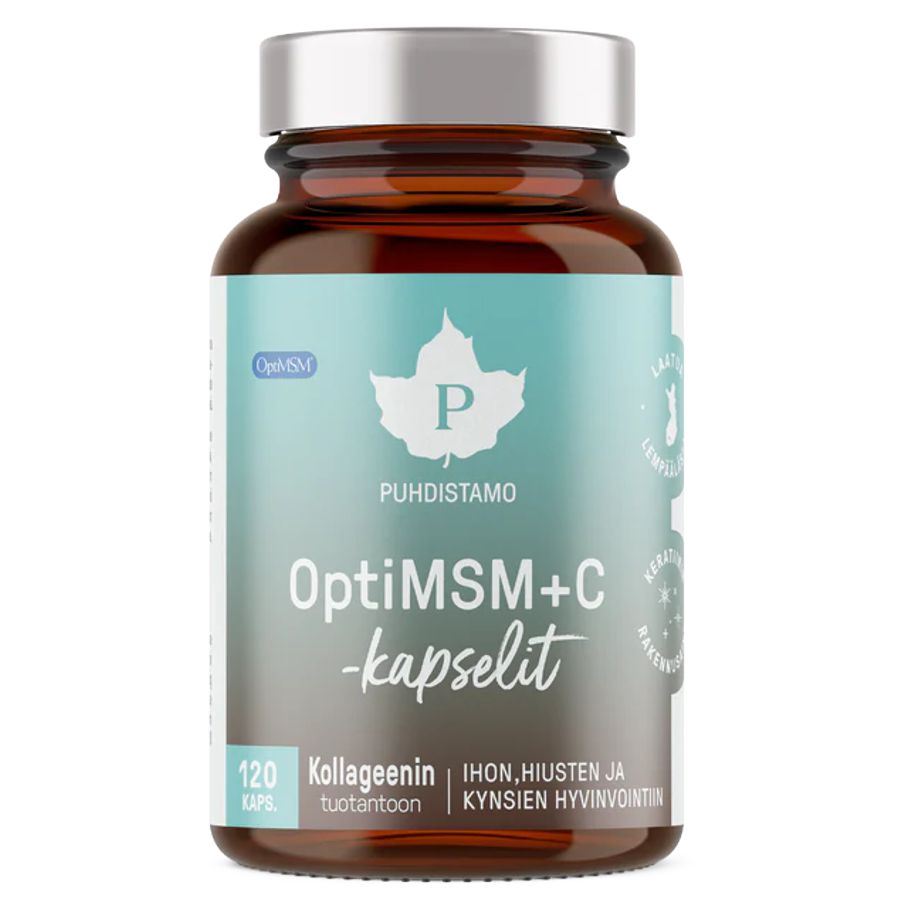 Puhdistamo OptiMSM+C 120 kapslí – MSM, vitamín C a molybden, doplněk stravy