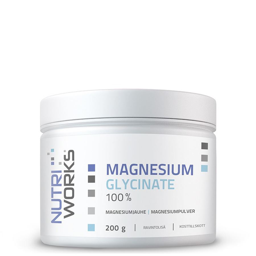 NutriWorks Magnesium Glycinate – bisglycinát hořečnatý v instantním prášku