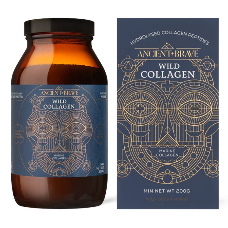 Ancient & Brave Wild Marine Collagen 200 g – hydrolyzovaný mořský kolagen typu 1 v prášku