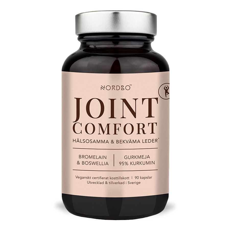 Nordbo Joint Comfort 90 kapslí – doplněk stravy s kurkumou, boswelií a bromelainem