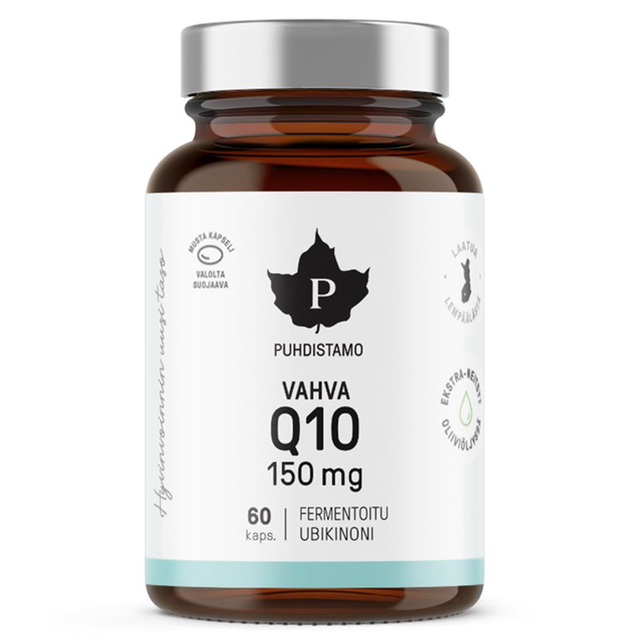 Puhdistamo Strong Q10 150 mg – 60 kapslí, doplněk stravy s koenzymem Q10