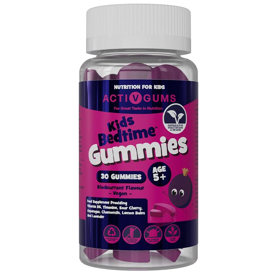 Activ Gums Kids Bedtime Gummies 30 želé – dětské pektinové želé s vitaminem B6 a rostlinnými extrakty