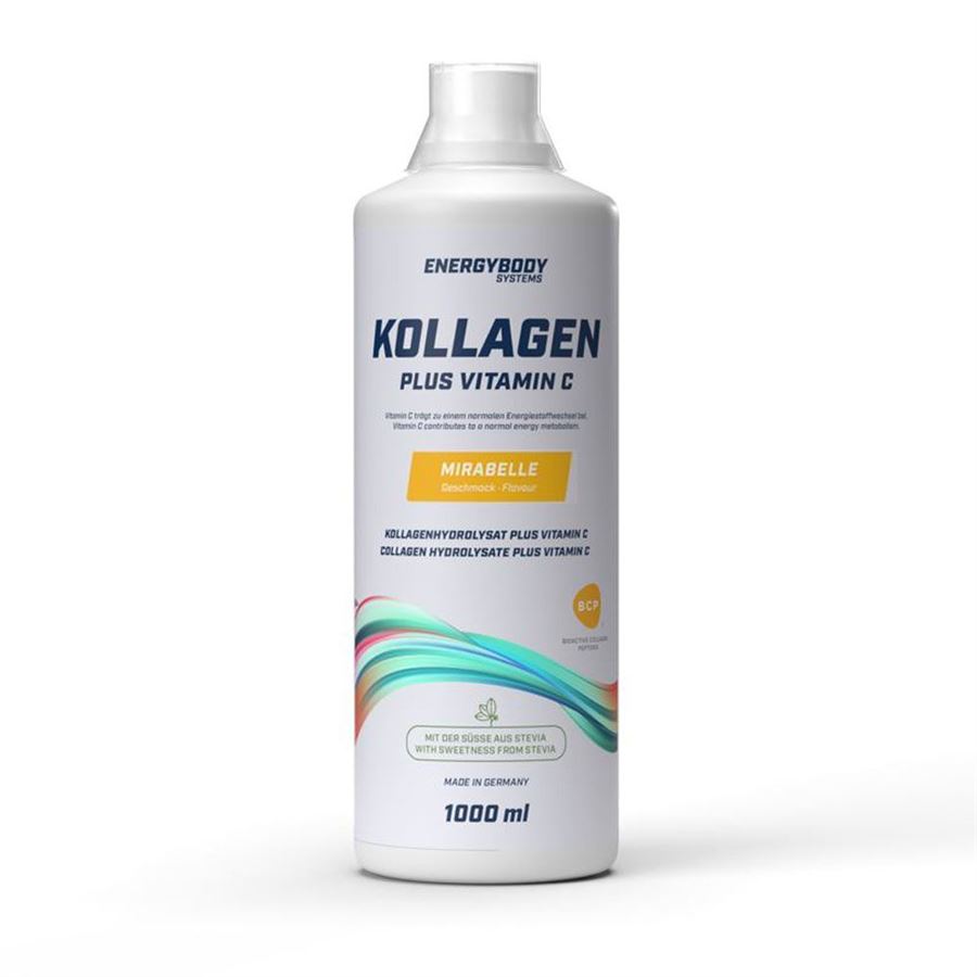 EnergyBody Kollagen BCP® + Vitamín C mirabelka 1000 ml – tekutý hydrolyzát hovězího kolagenu