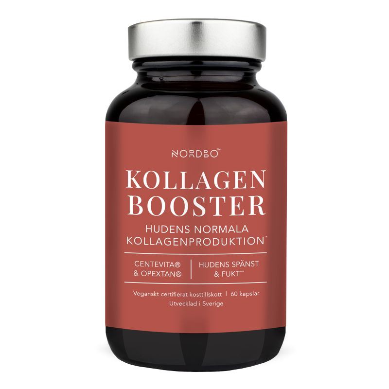Nordbo Kollagen Booster 60 kapslí – doplněk stravy s extrakty z oliv a gotu kola
