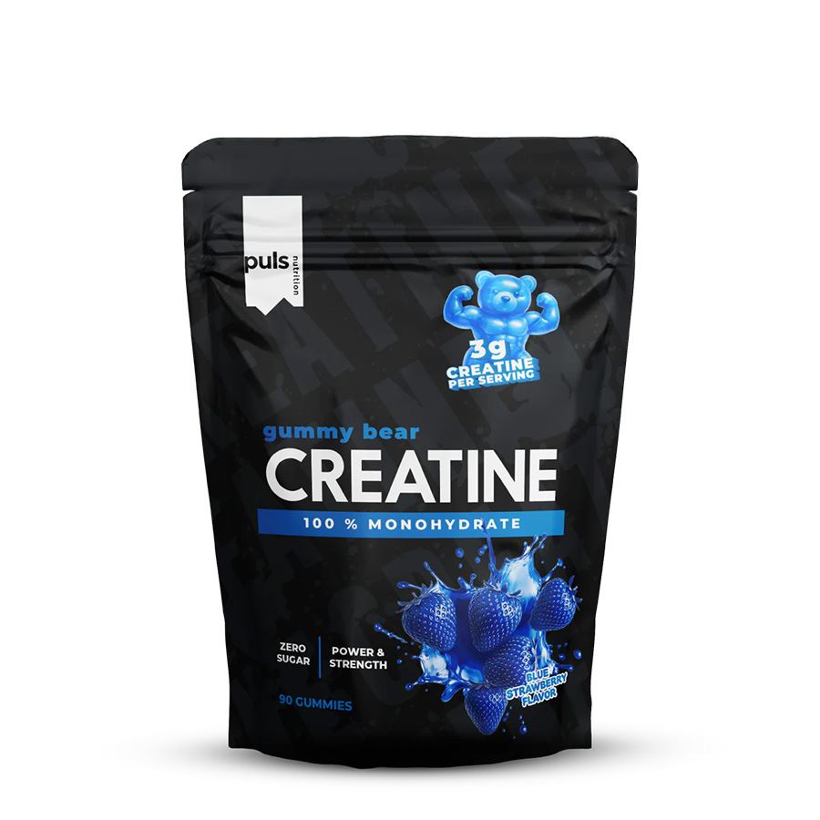 PULS nutrition Creatine Gummy Bear 90 želé – kreatin monohydrát ve žvýkacím želé, doplněk stravy
